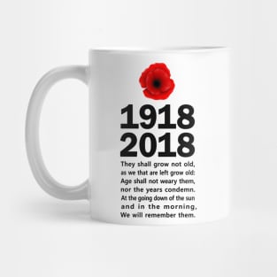 World War One Centenary Mug